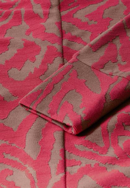 Two-Tone Jaquard Shirt sugar coral