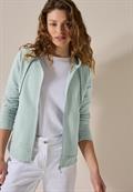 Two-Tone Kapuzenjacke cool salvia green