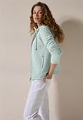 Two-Tone Kapuzenjacke cool salvia green