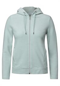 Two-Tone Kapuzenjacke cool salvia green