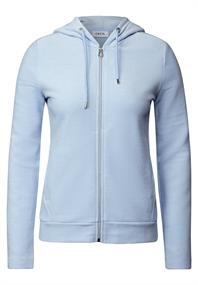 Two-Tone Kapuzenjacke pastel blue