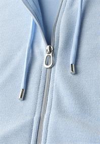 Two-Tone Kapuzenjacke pastel blue