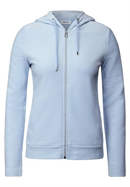 Two-Tone Kapuzenjacke pastel blue