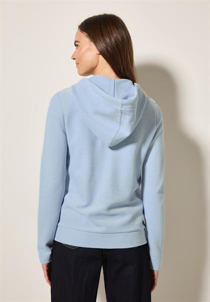 Two-Tone Kapuzenjacke pastel blue