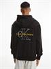 TWO TONE MONOGRAM HOODIE ck black