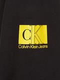 TWO TONE MONOGRAM HOODIE ck black