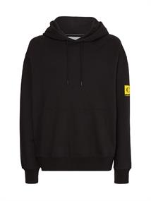 TWO TONE MONOGRAM HOODIE ck black