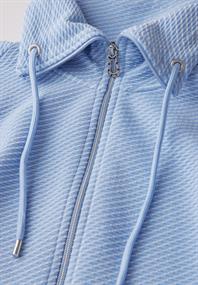 Two-Tone Ottoman Jacke fresh light blue