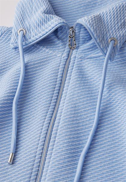 Two-Tone Ottoman Jacke fresh light blue