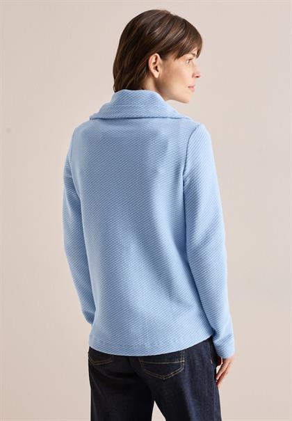 Two-Tone Ottoman Jacke fresh light blue