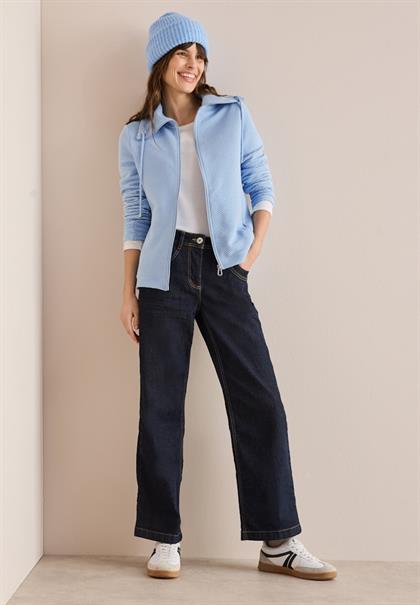 Two-Tone Ottoman Jacke fresh light blue