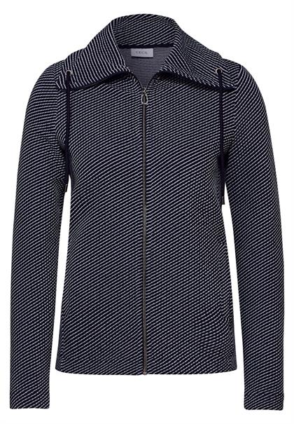 Two-Tone Ottoman Jacke universal blue