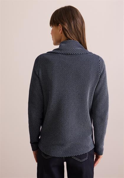 Two-Tone Ottoman Jacke universal blue