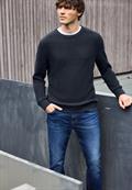 Two Tone Pullover nightside blue