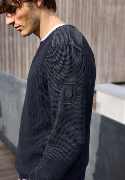 Two Tone Pullover nightside blue