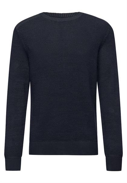 Two Tone Pullover nightside blue