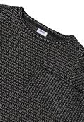 Two-Tone Strukturshirt black