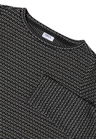 Two-Tone Strukturshirt black