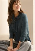 Two-Tone Strukturshirt slate khaki