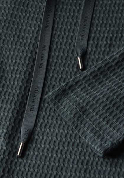 Two-Tone Strukturshirt slate khaki