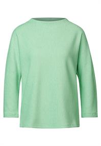 Two-Tone Strukturshirt tendril green