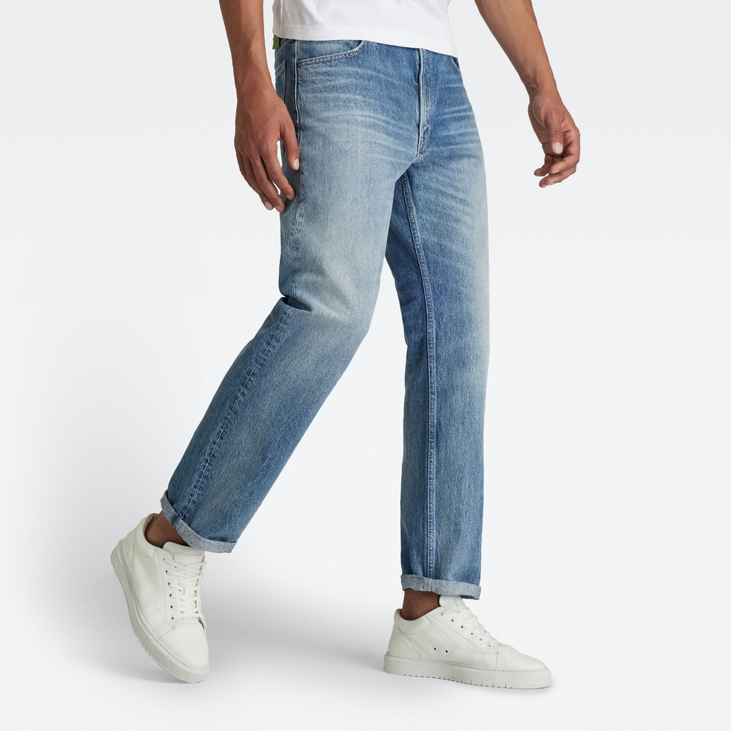 Type 49 Relaxed Straight Jeans Dark Blue G-Star RAW® US, G Star The Star