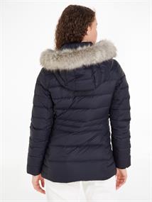 TYRA DOWN JACKET WITH FUR desert sky