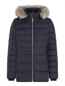 TYRA DOWN JACKET WITH FUR desert sky