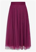 Tüllrock Midi mit Gummibund magenta purple