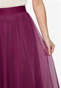 Tüllrock Midi mit Gummibund magenta purple