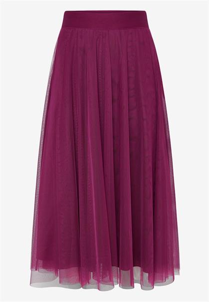 Tüllrock Midi mit Gummibund magenta purple