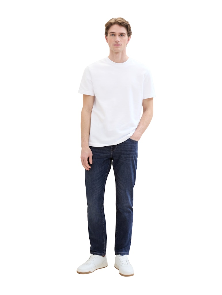 Tom Tailor Herren Jeans Ultra Light Josh Slim Jeans used mid stone