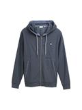Ultralight Sweatjacke mit Kapuze blueish grey