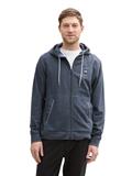 Ultralight Sweatjacke mit Kapuze blueish grey