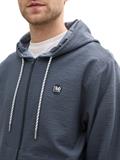 Ultralight Sweatjacke mit Kapuze blueish grey