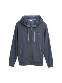 Ultralight Sweatjacke mit Kapuze blueish grey
