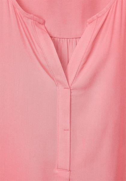 Unifarbenes Blusentop soft pink