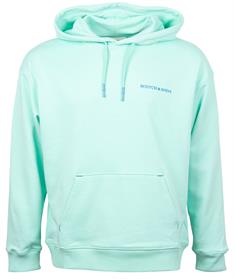 Unisex organic cotton hoodie mint