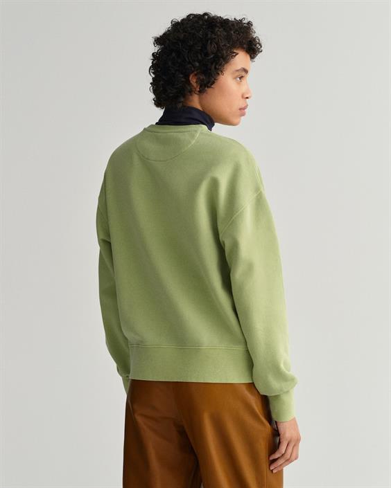usa-graphic-rundhals-sweatshirt-eucalyptus-green