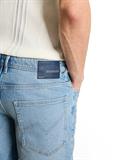 used light stone blue denim