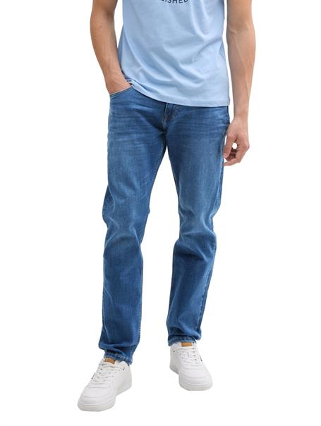 used mid stone blue denim