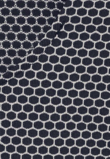 V-Ausschnitt Shirt deep blue melange