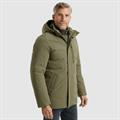 V-DOUBLE COAT dusty olive