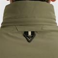 V-DOUBLE COAT dusty olive