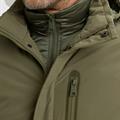 V-DOUBLE COAT dusty olive