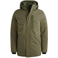 V-DOUBLE COAT dusty olive