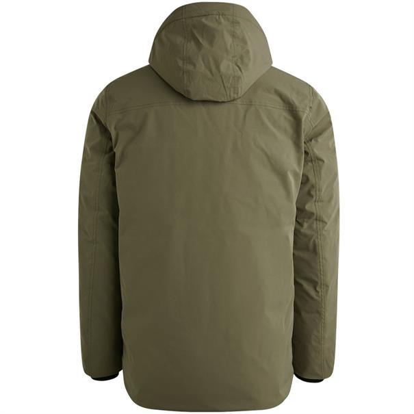 V-DOUBLE COAT dusty olive