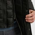 V-DOUBLE COAT jet black