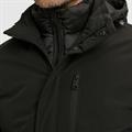 V-DOUBLE COAT jet black