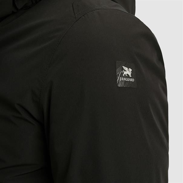 V-DOUBLE COAT jet black